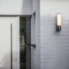 Lutec Leda Φωτιστικό Τοίχου Εξωτερικού Χώρου Με Ανιχνευτή Κίνησης Inox LED 1200lm 3000K IP44 – 5267103001