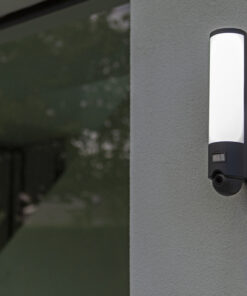 Lutec Elara Επιτοίχιο Φωτιστικό Εξωτερικού Χώρου Led Με Camera Με Ανιχνευτή Κίνησης Με ηχείο και μικρόφωνο Σκούρο Γκρι Connect LED Dimmable 1200lm 2700-6500K IP44 – 5267106118