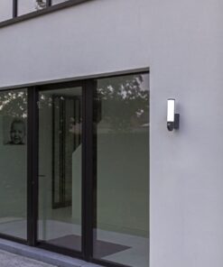 Lutec Elara Επιτοίχιο Φωτιστικό Εξωτερικού Χώρου Led Με Camera Με Ανιχνευτή Κίνησης Με ηχείο και μικρόφωνο Σκούρο Γκρι Connect LED Dimmable 1200lm 2700-6500K IP44 – 5267106118