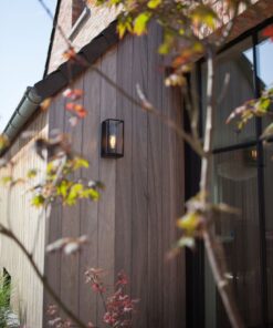 Lutec Flair Half Φωτιστικό Τοίχου Εξωτερικού Χώρου Μαύρο E27 IP44 – 5288803012