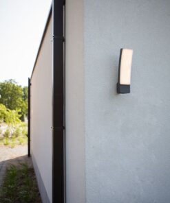 Lutec Kira Επιτοίχιο Φωτιστικό Εξωτερικού Χώρου Σκούρου Γκρι Χρώματος LED Dimmable 1200lm 2700-6500K ΙP54 – 5288909118