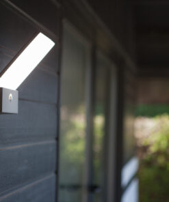 Lutec Pano Εξωτερικού Χώρου Led Φωτιστικό Τοίχου Σκούρο Γκρι LED 1200lm 3000-5000 Dimmable IP54 – 5289001118