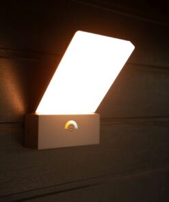 Lutec Pano Εξωτερικού Χώρου Led Φωτιστικό Τοίχου Σκούρο Γκρι LED 1200lm 3000-5000 Dimmable IP54 – 5289001118