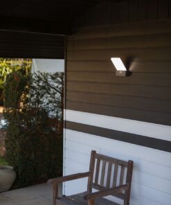 Lutec Pano Εξωτερικού Χώρου Led Φωτιστικό Τοίχου Σκούρο Γκρι LED 1200lm 3000-5000 Dimmable IP54 – 5289001118