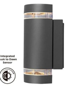 Lutec Focus Εξωτερικού Χώρου Led Φωτιστικό Τοίχου Gu10 Μαύρο LED IP44 – 5604023012