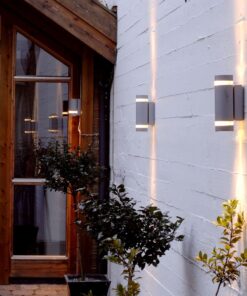 Lutec Focus Εξωτερικού Χώρου Led Φωτιστικό Τοίχου Gu10 Μαύρο LED IP44 – 5604023012