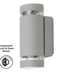 Lutec Focus Επιτοίχιο Φωτιστικό Εξωτερικού Χώρου 1xGu10 Ασημί IP44 – 5604023112