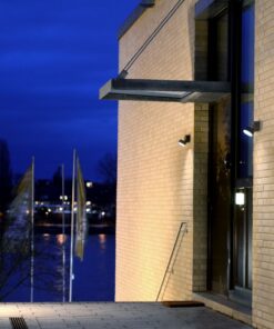 Lutec Trumpet Φωτιστικό Τοίχου Εξωτερικού Χώρου Σκούρο Γκρι LED 840lm 4000K IP54 – 5626001118