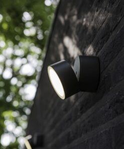 Lutec Trumpet Φωτιστικό Τοίχου Εξωτερικού Χώρου Σκούρο Γκρι LED 840lm 4000K IP54 – 5626001118