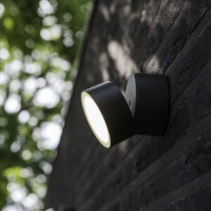 Lutec Trumpet Φωτιστικό Τοίχου Εξωτερικού Χώρου Σκούρο Γκρι LED 840lm 4000K IP54 – 5626001118