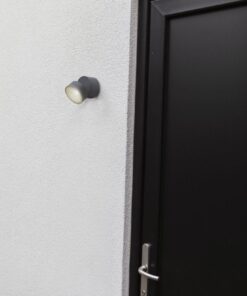 Lutec Trumpet Φωτιστικό Τοίχου Εξωτερικού Χώρου Σκούρο Γκρι LED 600lm 4000K IP54 – 5626101125