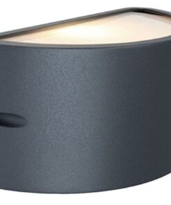 Lutec Bonn Φωτιστικό Τοίχου Εξωτερικού Χώρου Up&Down E27 Σκούρο Γκρι IP54 – 6330401118