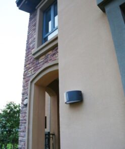 Lutec Bonn Φωτιστικό Τοίχου Εξωτερικού Χώρου Up&Down E27 Σκούρο Γκρι IP54 – 6330401118