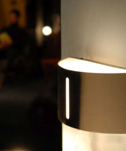 Lutec Bonn Φωτιστικό Τοίχου Εξωτερικού Χώρου Up&Down Inox E27 IP44 – 6330402001