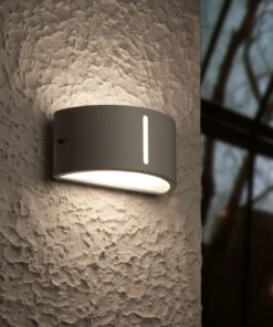 Lutec Bonn Φωτιστικό Τοίχου Εξωτερικού Χώρου Up&Down Inox E27 IP44 – 6330402001