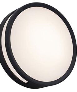 Lutec Rola Φωτιστικό Οροφής Εξωτερικού Χώρου Led Μαύρου Χρώματος LED 800lm 3000K IP54 – 6382201012