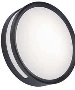 Lutec Rola Φωτιστικό Οροφής Εξωτερικού Χώρου Σκούρου Γκρι Χρώματος LED 800lm 3000K IP54 – 6382201118