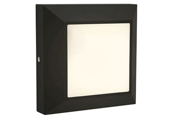 Lutec Helena Square Frame Εξωτερικού Χώρου Led Φωτιστικό Τοίχου/Recess   Μαύρο LED   200 lm IP54 3000K - 6402105012