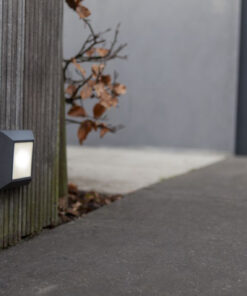 Lutec Helena Square Frame Εξωτερικού Χώρου Led Φωτιστικό Τοίχου/Recess   Μαύρο LED   200 lm IP54 3000K – 6402105012