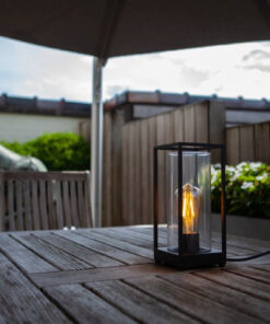 Lutec Flair Φορητό Φωτιστικό Εξωτερικού Χώρου Μαύρου Χρώματος 1xE27 IP44 – 6588801012