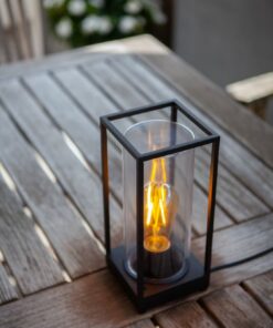 Lutec Flair Φορητό Φωτιστικό Εξωτερικού Χώρου Μαύρου Χρώματος 1xE27 IP44 – 6588801012