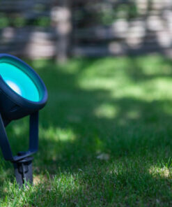 Lutec Mini Leto Φωτιστικό Κήπου Καρφί Led με απομακρυσμένη Λειτουργία Connect Σκούρο Γκρι Χρώμα LED 400lm 2700-6500K&RGB IP65 – 6602903424