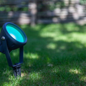 Lutec Mini Leto Φωτιστικό Κήπου Καρφί Led με απομακρυσμένη Λειτουργία Connect Σκούρο Γκρι Χρώμα LED 400lm 2700-6500K&RGB IP65 – 6602903424