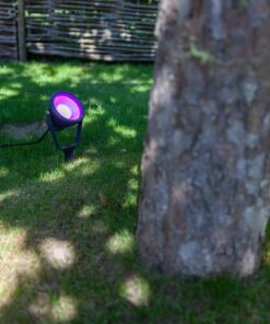 Lutec Mini Leto Φωτιστικό Κήπου Καρφί Led με απομακρυσμένη Λειτουργία Connect Σκούρο Γκρι Χρώμα LED 400lm 2700-6500K&RGB IP65 – 6602903424