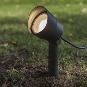 Lutec Explorer  Φωτιστικό Καρφί Κήπου Σκούρο Γκρι Χρώμα LED 380lm 3000K IP54 – 6609201118