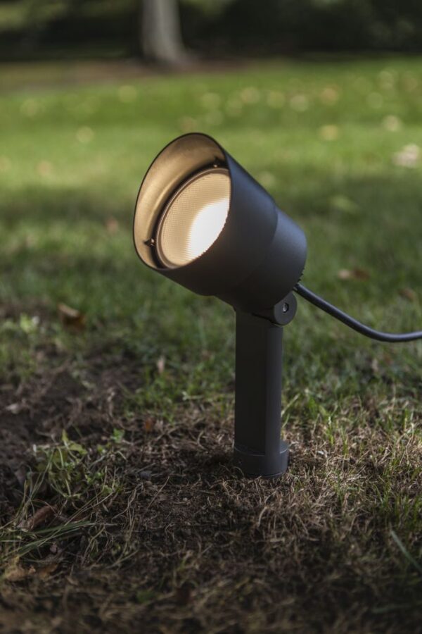 Lutec Explorer  Φωτιστικό Καρφί Κήπου Σκούρο Γκρι Χρώμα LED 380lm 3000K IP54 – 6609201118