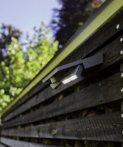 Lutec Tilly Επιτοίχιο Φωτιστικό Ηλιακό Με Ανιχνευτή Κίνησης Ασημί Χρώματος LED Dimmable 420lm 4000K IP44 – 6901201000