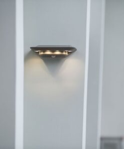 Lutec Ghost Επιτοίχιο Ηλιακό Φωτιστικό Με Ανιχνευτή Κίνησης Ασημί Χρώματος LED Dimmable 260lm 4000K IP44 – 6901401337