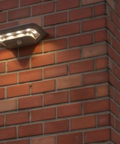 Lutec Ghost Επιτοίχιο Ηλιακό Φωτιστικό Με Ανιχνευτή Κίνησης Ασημί Χρώματος LED Dimmable 260lm 4000K IP44 – 6901401337