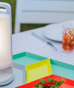 Lutec Φορητό Επιτραπέζιο Φωτιστικό Dragonfly Ηλιακό Λευκού Χρώματος LED Dimmable 120lm 4000K IP54 – 6904101331