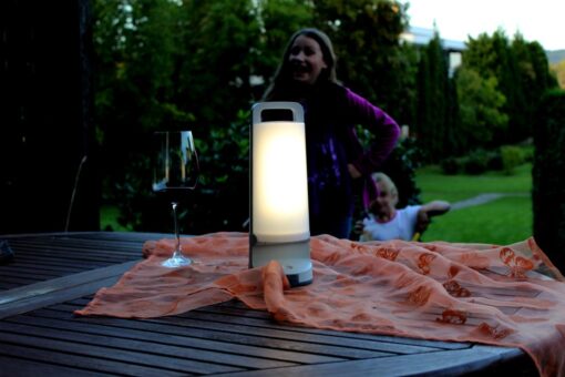 Lutec Dragonfly Ηλιακό Φορητό Φωτιστικό Ασημί Χρώματος LED Dimmable 120lm 4000K IP54 – 6904101337