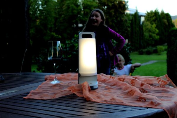 Lutec Dragonfly Ηλιακό Φορητό Φωτιστικό Ασημί Χρώματος LED Dimmable 120lm 4000K IP54 – 6904101337