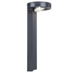 Lutec Diso Ηλιακή Κολώνα Κήπου Σκούρο Γκρι Χρώμα LED Dimmable 200lm 4000K IP44 – 6906703335