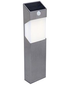 Lutec Solstel Φωτιστικό Κολωνάκι Κήπου Inox LED Dimmable 150lm 4000K IP44 – 6907903001