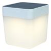 Lutec Table Cube Φορητό Επιτραπέζιο Ηλιακό Φωτιστικό Λευκού Χρώματος LED Dimmable 100lm 3000K IP44 – 6908001331