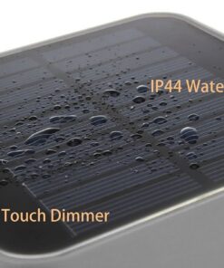 Lutec Table Φορητό Επιτραπέζιο Φωτιστικό Cube Ηλιακό Ασημί Χρώματος LED Dimmable 100lm 3000K Dimmable IP44 – 6908001337