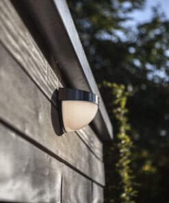 Lutec Bubble Επιτοίχιο Φωτιστικό Εξωτερικού Χώρου Inox Ηλιακό Με Ανιχνευτή Κίνησης LED Dimmable 200lm 4000K IP44 – 6908701001
