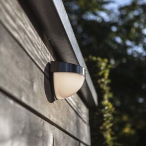 Lutec Bubble Επιτοίχιο Φωτιστικό Εξωτερικού Χώρου Inox Ηλιακό Με Ανιχνευτή Κίνησης LED Dimmable 200lm 4000K IP44 – 6908701001