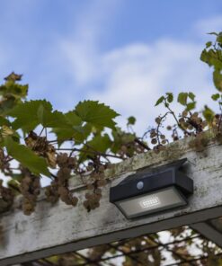 Lutec Arrow Επιτοίχιο Ηλιακό Με Ανιχνευτή Κίνησης Σκούρο Γκρι LED 180lm 5000K IP44 – 6910601335