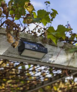 Lutec Arrow Επιτοίχιο Ηλιακό Με Ανιχνευτή Κίνησης Σκούρο Γκρι LED 180lm 5000K IP44 – 6910601335