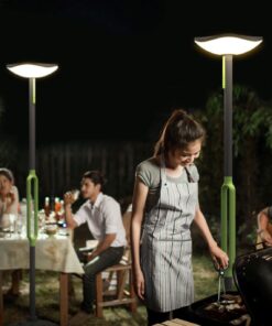 Lutec Poppy Ηλιακό Φωτιστικό Δαπέδου Φορητό Με Bluetooth Με ανιχνευτή κίνησης Σκούρο Γκρι Χρώμα LED 500lm 3000K IP54 – 6910802335