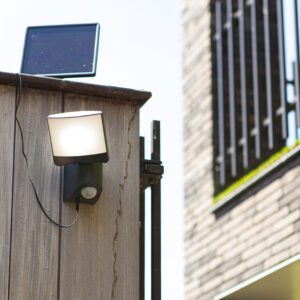 Lutec Sunshine Ηλιακό Led Small Version Τοίχου Με Ανιχνευτή Κίνησης Σκούρο Γκρι Plus Ηλιακό LED 500lm 5000K IP54 – 6925701345