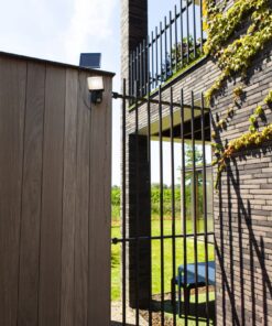 Lutec Sunshine Ηλιακό Led Small Version Τοίχου Με Ανιχνευτή Κίνησης Σκούρο Γκρι Plus Ηλιακό LED 500lm 5000K IP54 – 6925701345