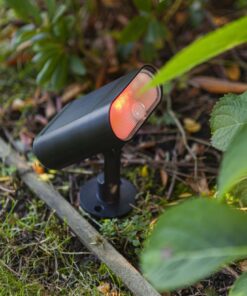 Lutec Ginbo Ηλιακό Φωτιστικό Σποτ Κήπου Led Με Ανιχνευτή Κίνησης Μαύρου Χρώματος Connect LED Dimmable 600lm 2700K-6500K RGB ΙP44 – 6938405330