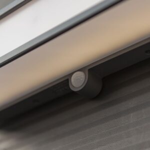 Lutec Doblo Επιτοίχιο Φωτιστικό Led  Με Ανιχνευτή Κίνησης και Ηλιακό Πάνελ Σκούρο Γκρι LED 16.5W 4000K IP54 – 6943801125