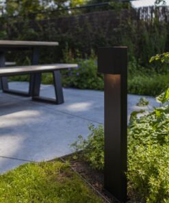 Lutec Gemini Xf Εξωτερικού Χώρου Led Bollard Μαύρο LED 800 lm IP54 3000K – 7104002012